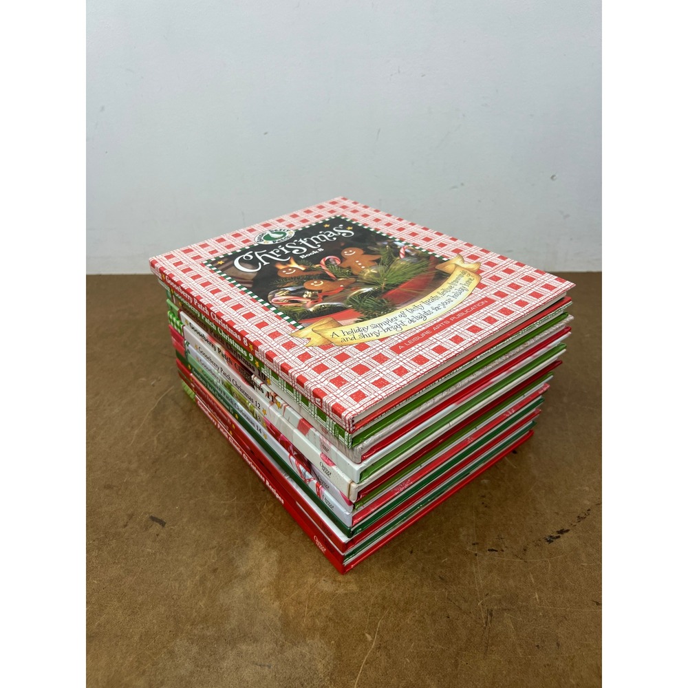 Gooseberry Patch Christmas Hardback Recipe Book Lot 11 Books 8-17 + Anniversary
